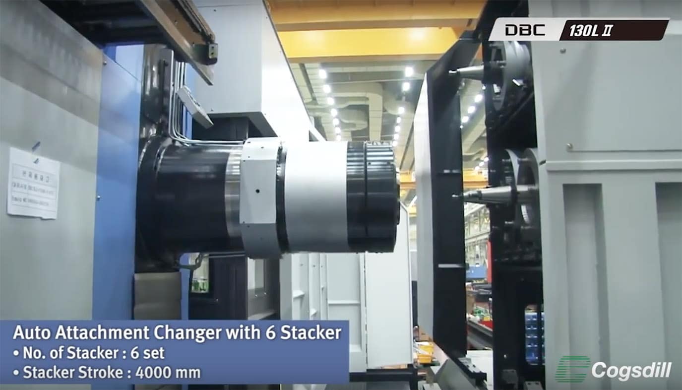 Cogsdill ZX Doosan Automated Attachment Changer with 6 Stacker